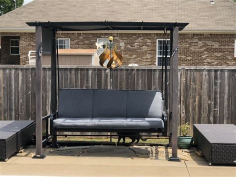 Check spelling or type a new query. Broyhill Patio Pergola Cushioned Daybed 3-Person Swing ...