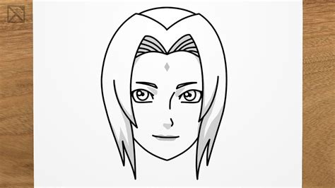 How To Draw TSUNADE From Naruto Step By Step EASY YouTube