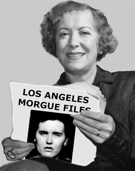 Los Angeles Morgue Files Gracie Allen Reads Los Angeles Morgue Files