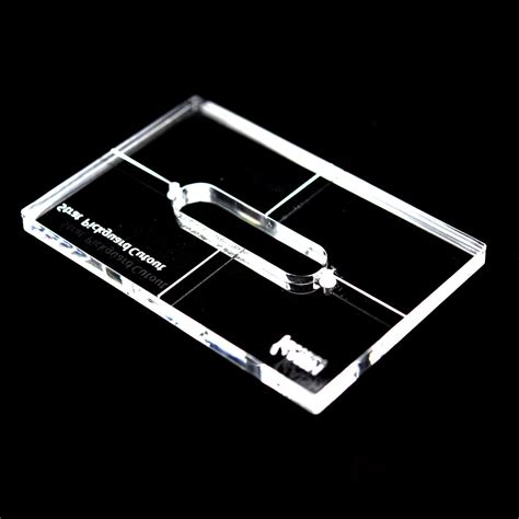 Kaish Acrylic Single Coil Pickup Routing Template For Strat Body