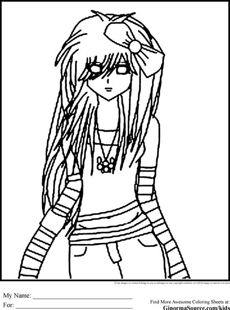 Emo Coloring Pages Girl Love Coloring Pages Coloring Pages For Girls