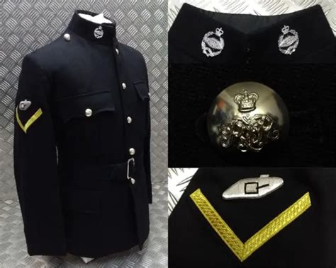 No1 Dress Jacket Uniform Blues Genuine British Army Royal Tank Regiment
