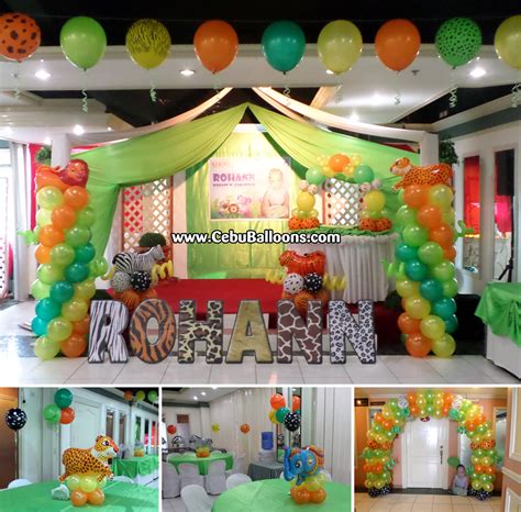 Animal balloon jungle party decor jungle safari party birthday party decorations kids jungle decoration ballons accessories. Safari | Cebu Balloons and Party Supplies