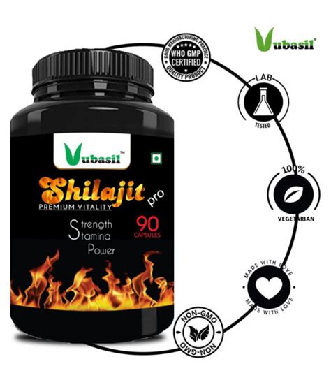 Buy VUBASIL Pure Shilajit Gold Shilajeet 90 No Capsule Online At Best