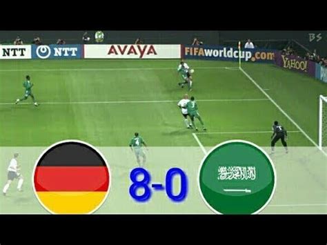 8 0 2 6 3 19 −16 2 مرحلة خروج المغلوب من تصفيات كأس آسيا. ملخص المانيا و السعودية 8 0 كاس العالم 2002 جودة HD - YouTube