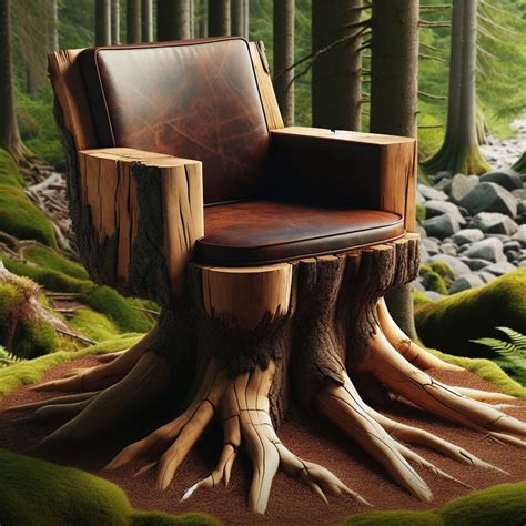 20 Unique Tree Stump Chair Ideas For Your Garden