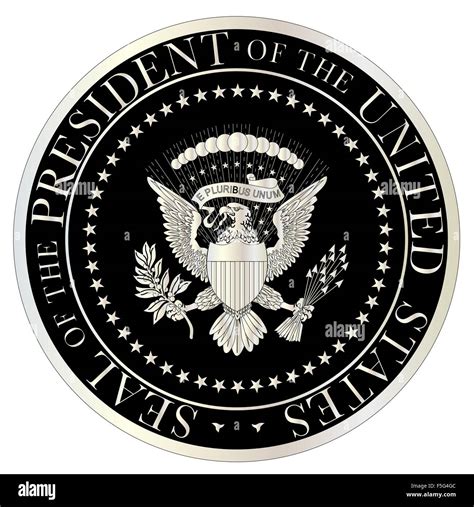 A Depiction Of The Seal Of The President Of The United States Of