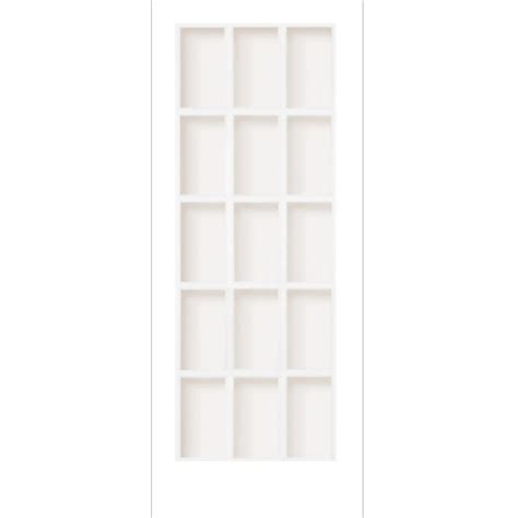 A slab door is a door that comes without a surrounding frame. Milette 34-inch x 80-inch Primed Interior French Door with ...