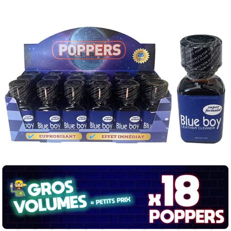 Poppers Blue Boy 24 Ml X18 Poppers Pas Cher Livraison Offerte