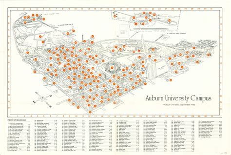 Auburn University Campus Curtis Wright Maps
