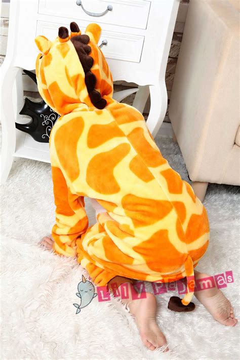 Giraffe Onesie Kigurumi Pajamas Kids For Kids