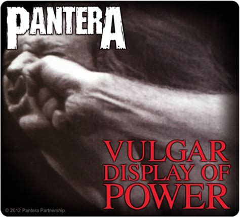 Sticker Pantera Vulgar Display Of Power Album Art Groove Metal Music