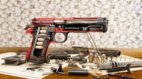 4597237 Gun Weapon Closeup M1911 Macro Pistol Wallpaper