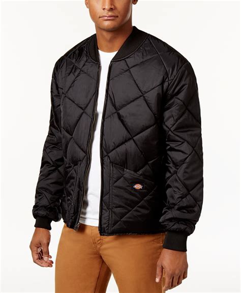Dickies Mens Quilted Bomber Jacket And Reviews Coats And Jackets Men Macys