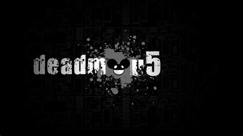 Wallpaper Ilustrasi Satu Warna Teks Logo Desain Grafis Deadmau5