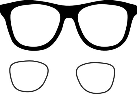 Black Eye Glasses Clip Art At Vector Clip Art Online Royalty Free And Public Domain