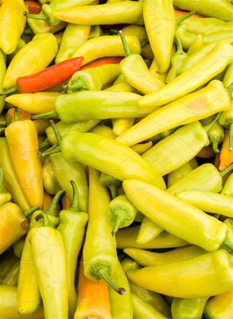 hot banana peppers high quality food images ~ creative market