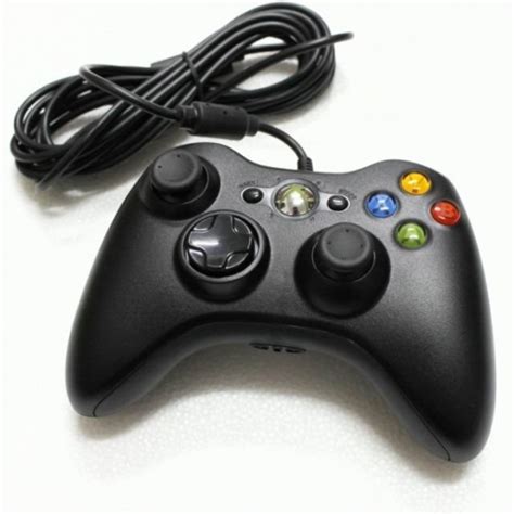 Official Xbox 360 Wired Gamepad Controller Black Xbox 360 Uk