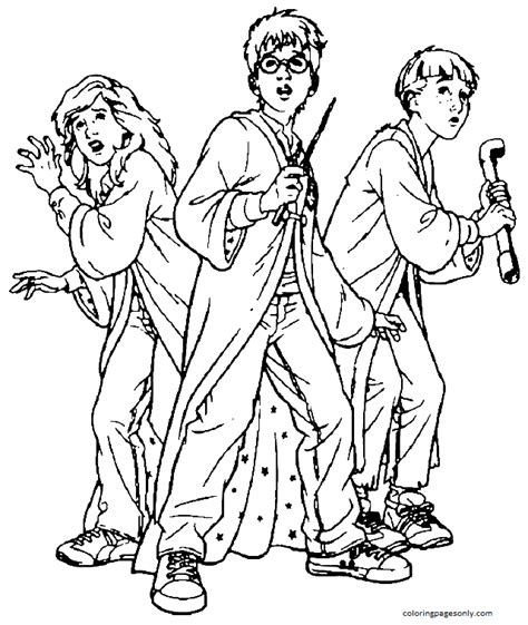 Harry Potter Printable Coloring Page Free Printable Coloring Pages