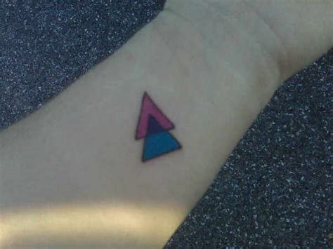 Bisexual Triangles Tattoo