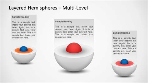 5 Step Segmented Diagram With Sphere Slidemodel