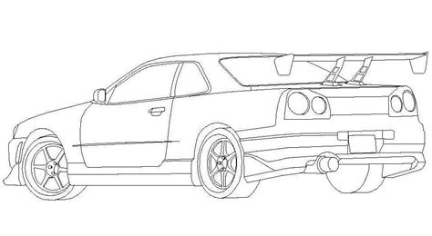 Nissan Skyline Gt R Coloring Page Free Printable Coloring Pages Hot