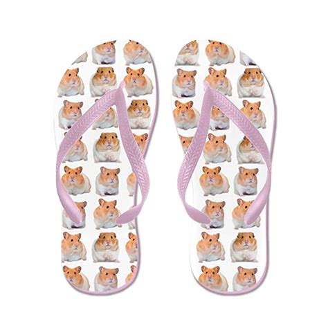 Amazon Com Cafepress Hamster Invasion Flip Flops Funny Thong Sandals Beach Sandals Pink