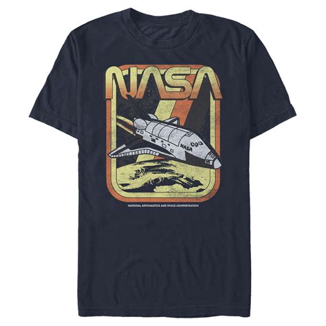 Nasa Nasa Men S Retro Rocket Poster T Shirt Walmart Walmart