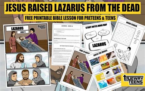 Lazarus John 11 Teen Bible Lesson Trueway Kids