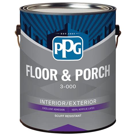 Ppg Porchandfloor Acrylic Satin Dark Gray 378l Interior Paints Kent