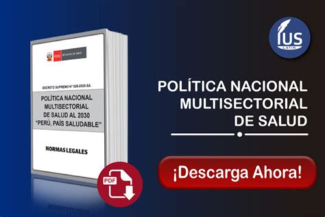 Política Nacional Multisectorial De Salud Ius Latin