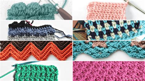 35 Unique Crochet Stitches For Blankets And Afghans