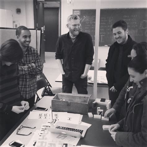 type teamwork workshop with steve bowden and mark jamra 2015 graphic design umass dartmouth