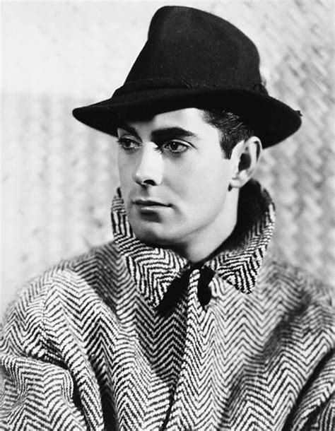 actor tyrone power in overcoat and hat pictures getty images