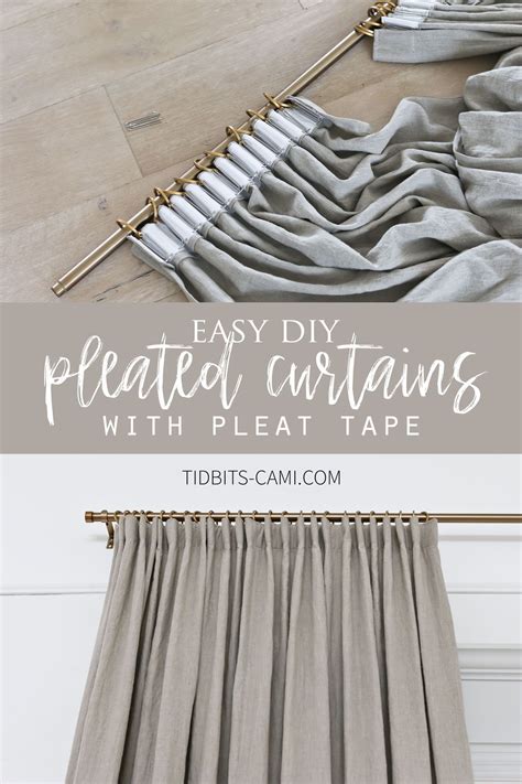 How To Make Pinch Pleat Curtains Tidbits By Cami Pinch Pleat