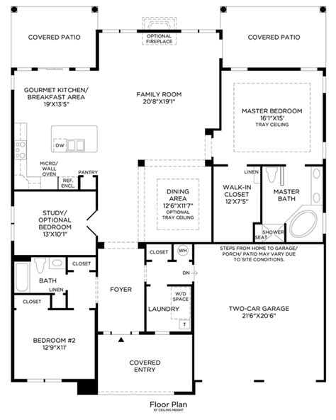 Toll Brothers Bayhill Floor Plan Floorplans Click