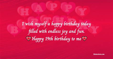 50 Best 19th Birthday Messages Wishes Status And Images In