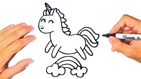 Como Dibujar Un Unicornio Kawaii Facil Y R Pido Youtube