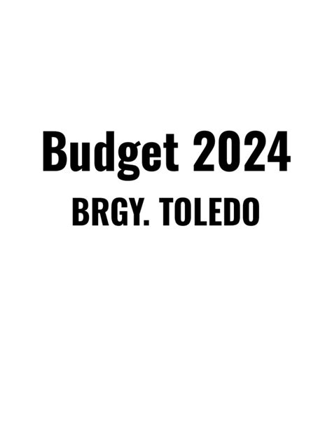 Budget 2024 Pdf