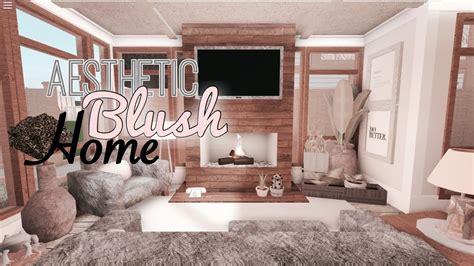 Roblox Bloxburg Aesthetic Blush Home Tour 110k Affectionate