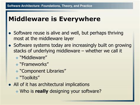 Ppt Architectural Middleware Powerpoint Presentation Free Download