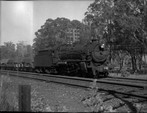 Nswgr C36 No 3610 Belpaire Firebox Hauling Freight Unidentified Location Mid 1950s Or