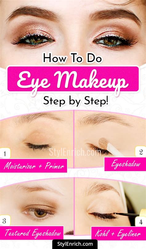 Natural Eye Makeup Tutorial For Beginners ~ 10 Step By Step Makeup