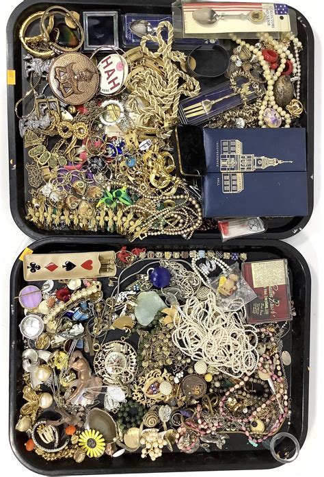 Lot Assorted Jewelry Pins And Collectibles