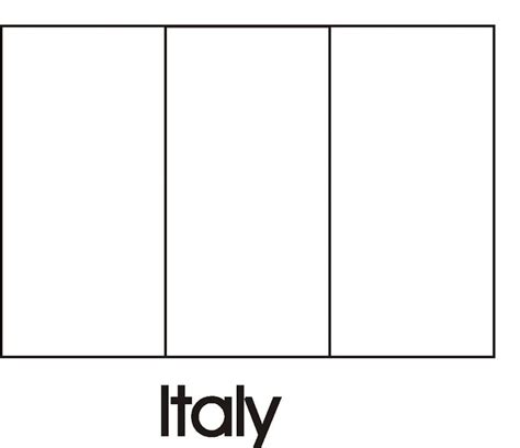 Dibujos De Bandera De Italia 2 Para Colorear Para Colorear Pintar E