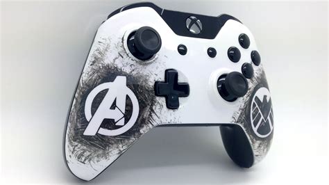 Avengers Themed Custom Painted Xbox One Controller Acidic Gaming