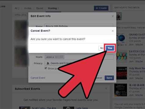 Click general, then scroll down and click remove page. you can delete facebook pages both on a computer and on the mobile app for iphone and android, and this article will show you how to do both. How to Delete an Event on Facebook: 6 Steps (with Pictures)