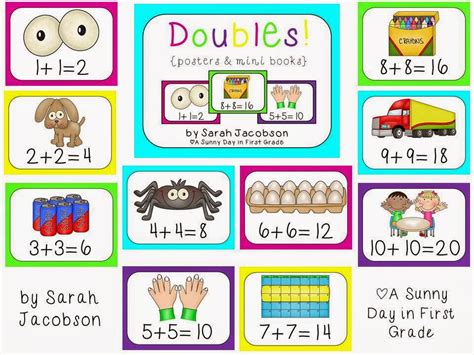 First Grade Math Doubles