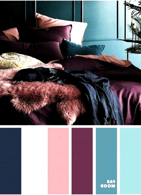 Purple And Brown Bedrooms Decorating Ideas Peach Mauve Purple Navy Blue