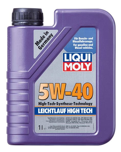 5W-40 Liqui Moly 3863 Leichtlauf High Tech Motoröl 1 Liter - Kaufen bei Preisteufel